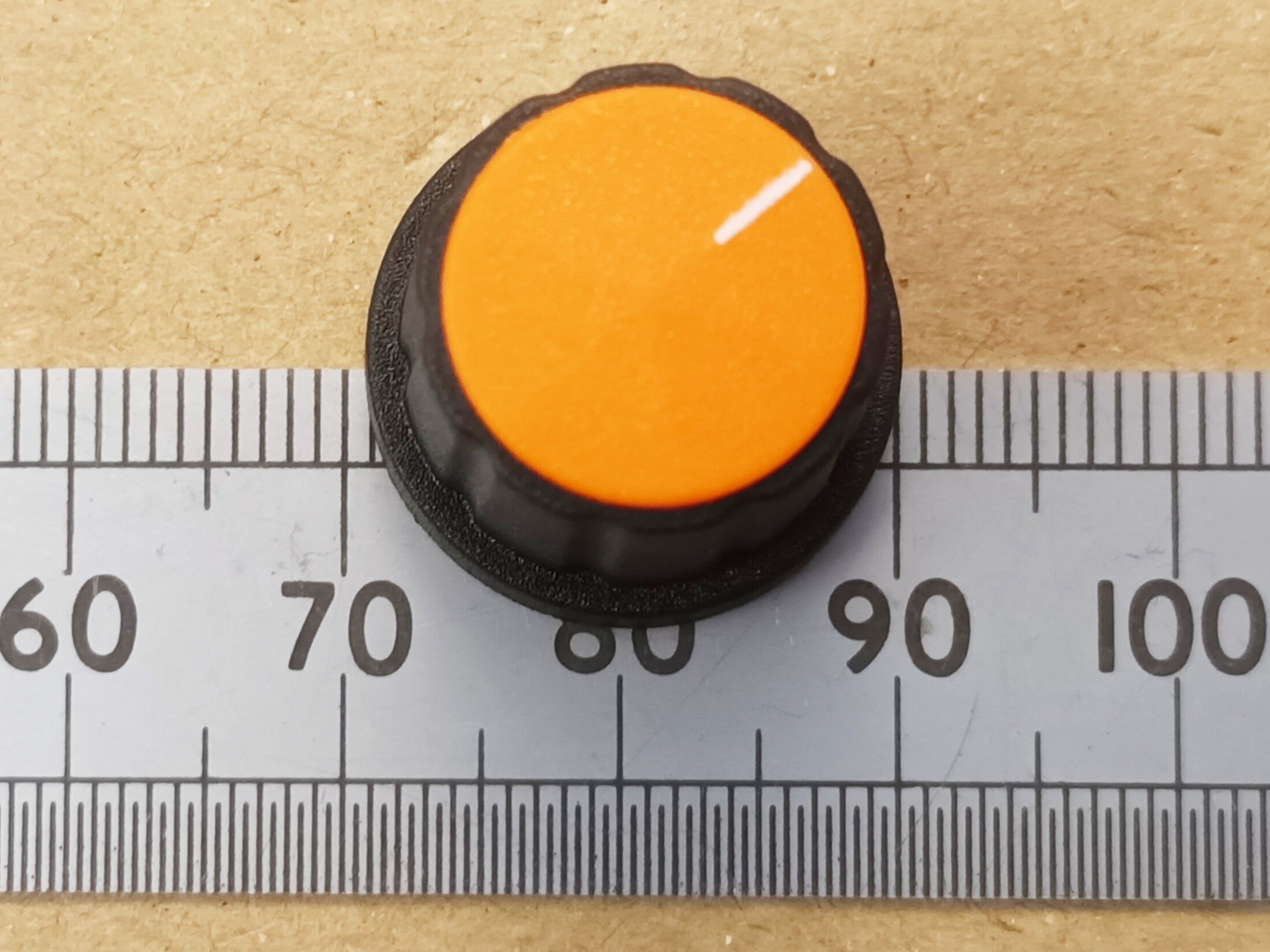 Volume Control Knob 19mm with Movable Pointer Cap For 4mm Round Shaft K21 R40S