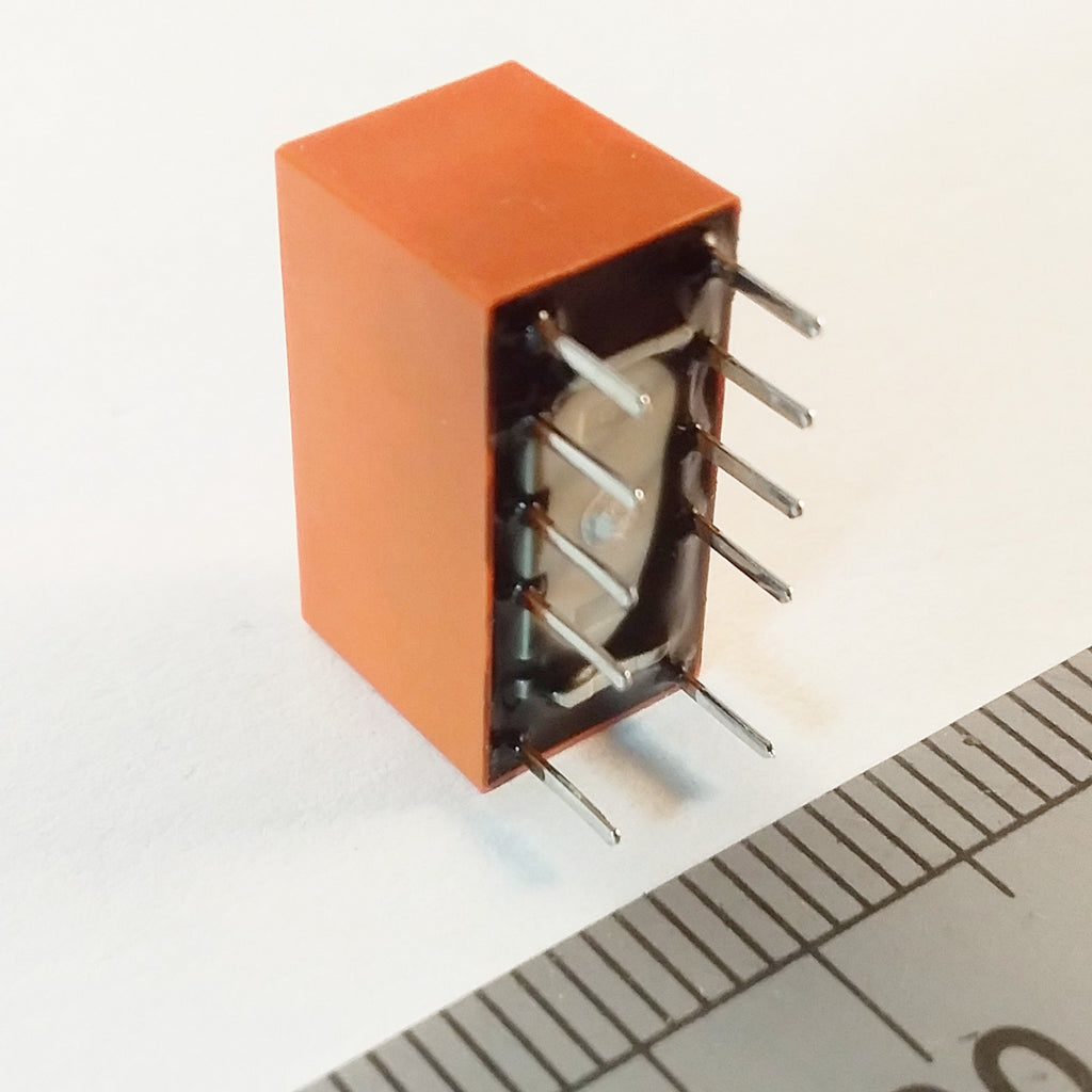 Latching Relay EC2 Low Current Coil Gold Alloy Contact DPDT 250V 2A 3V 5V or 12V Coils