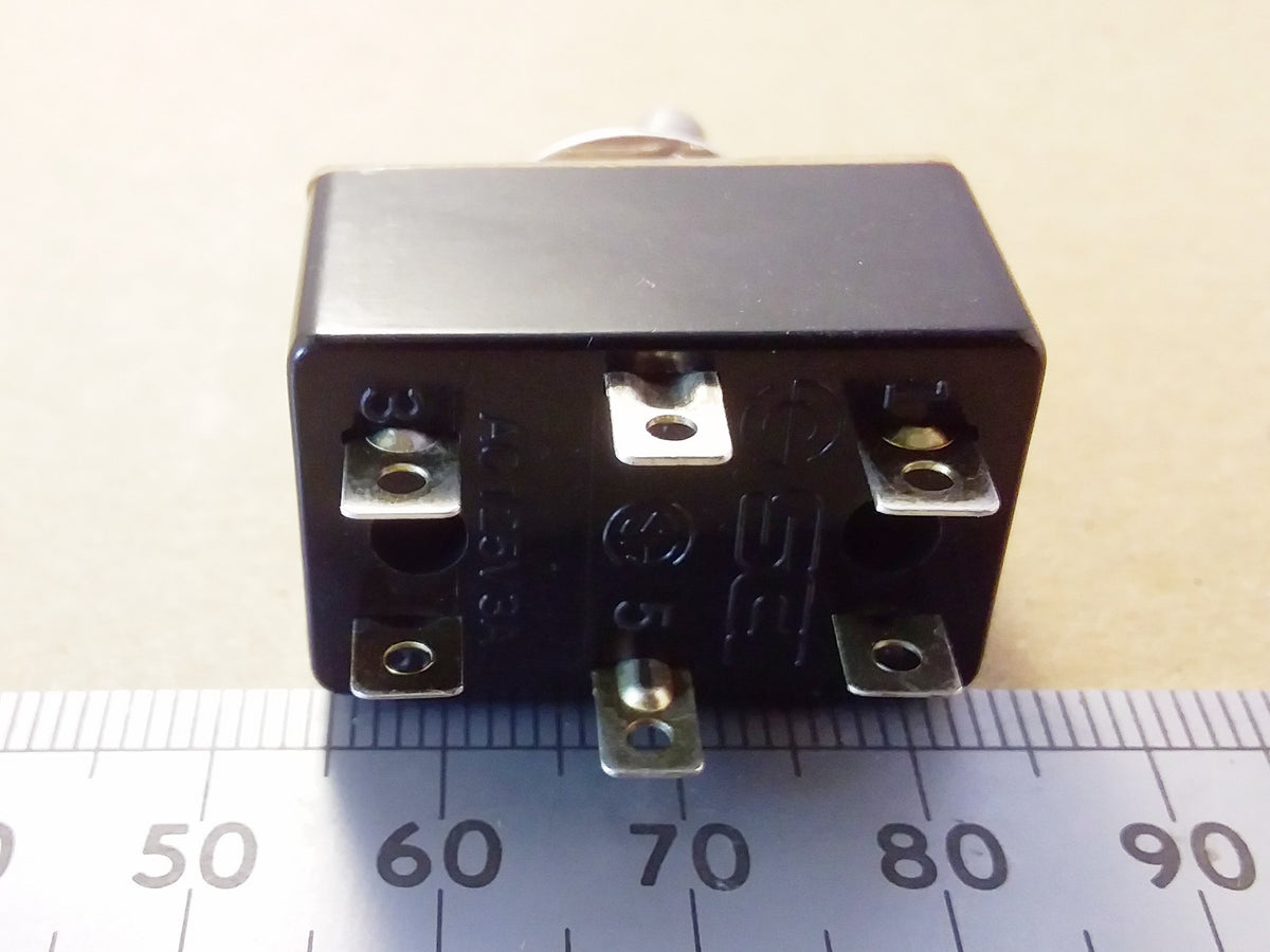 Mains Power Toggle Switch DPDT 250V 1.5A With On Off Plate Bezel