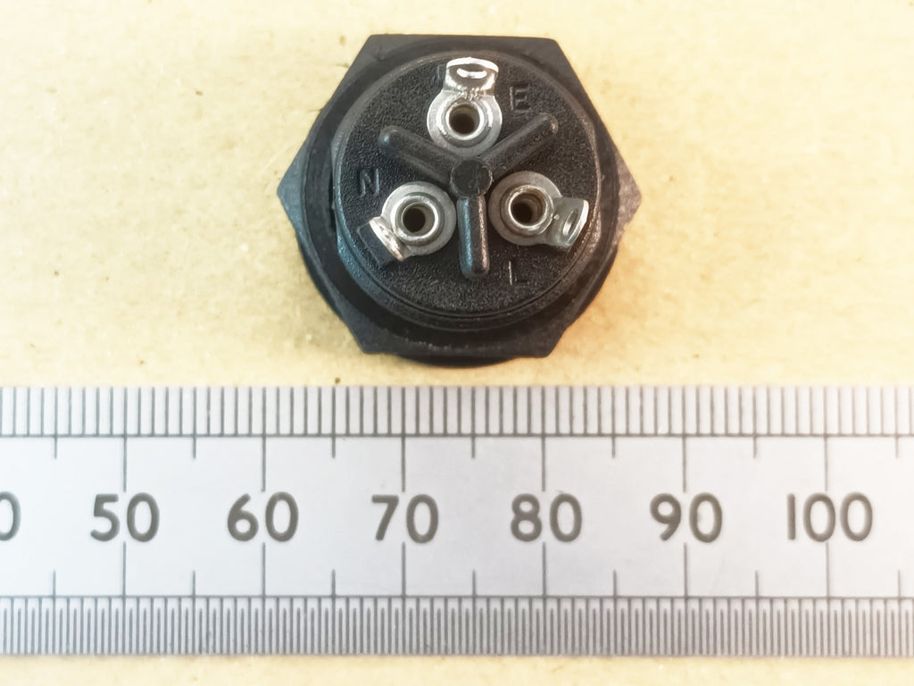 Weller Soldering Station Bulgin 3-Pin Panel Plug Power Connector Socket