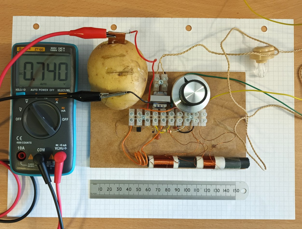 Crystal Set Radio Kit With Full Online Instructions And Transistor Option CBCSRK-1