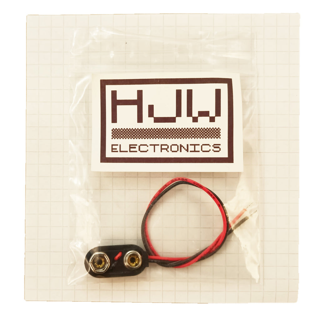 PP3 9V Battery Clip In Hard Plastic 15cm Wires