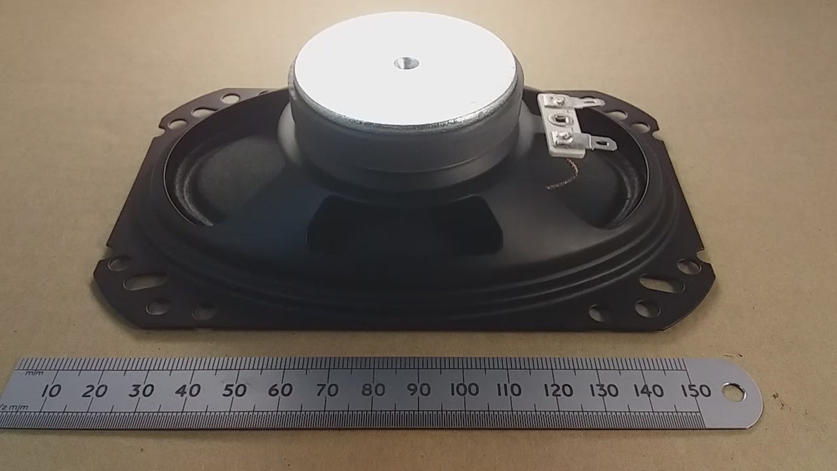 4 Watt 8 Ohm Elliptical Loudspeaker, 6 X 4 155mm x 105mm Replacement Oval Radio Speaker 8R 4W