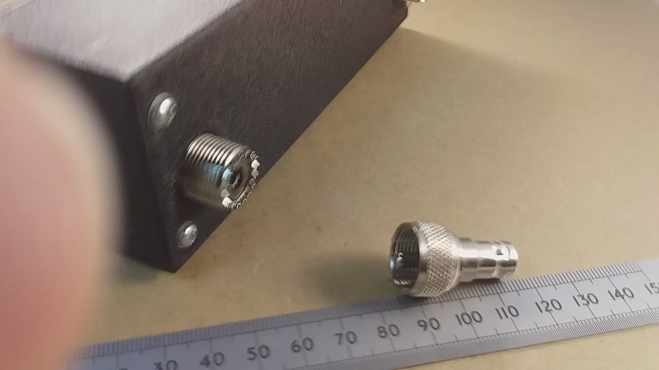 PL259 CB Radio Male Plug to BNC Female Socket Adapter 50 Ohm Coaxial