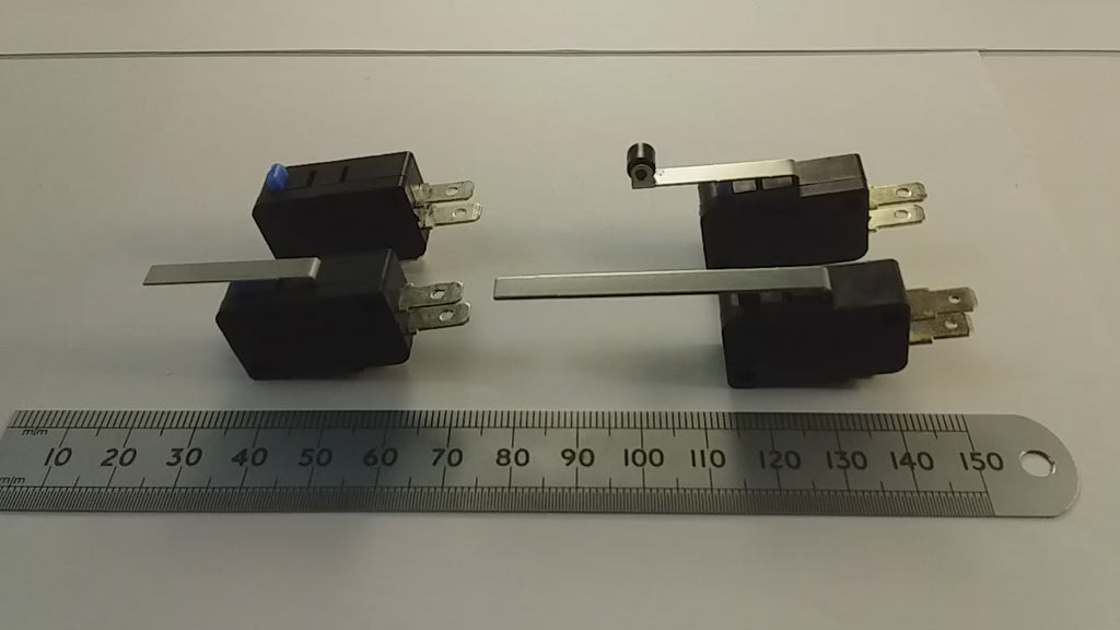 Microswitch SPDT 3A 250V Button Lever Micro Alarm Switch