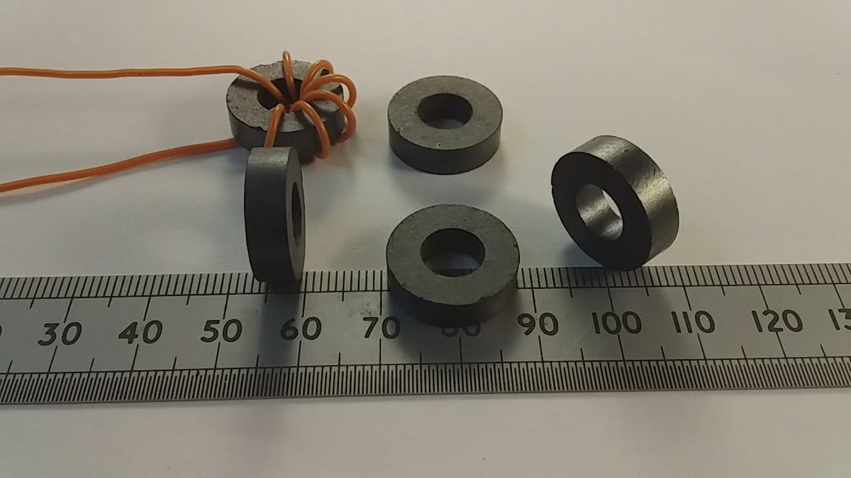 Toroidal Ferrite Core 18mm Diameter EMC Inductor Coil Form Choke