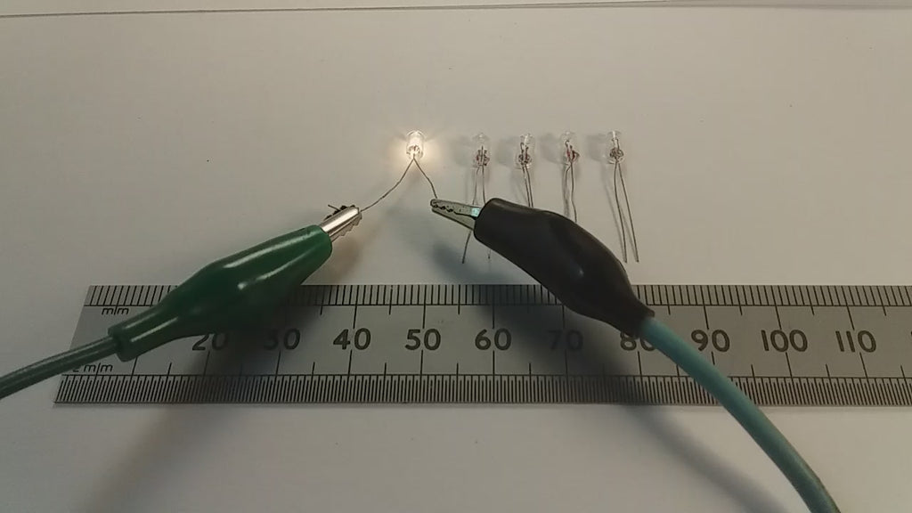 3mm 6V Low Current Grain of Wheat Light Bulb 16mA 0.1 Watt VDR