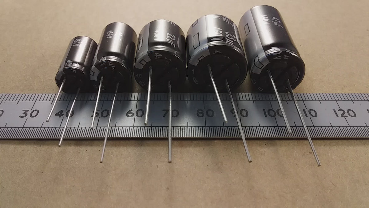 450V High Voltage Capacitor For Valve Tube Radio HT Power Supply Filter 10uF 15uF 22uF 33uF 47uF Panasonic EE