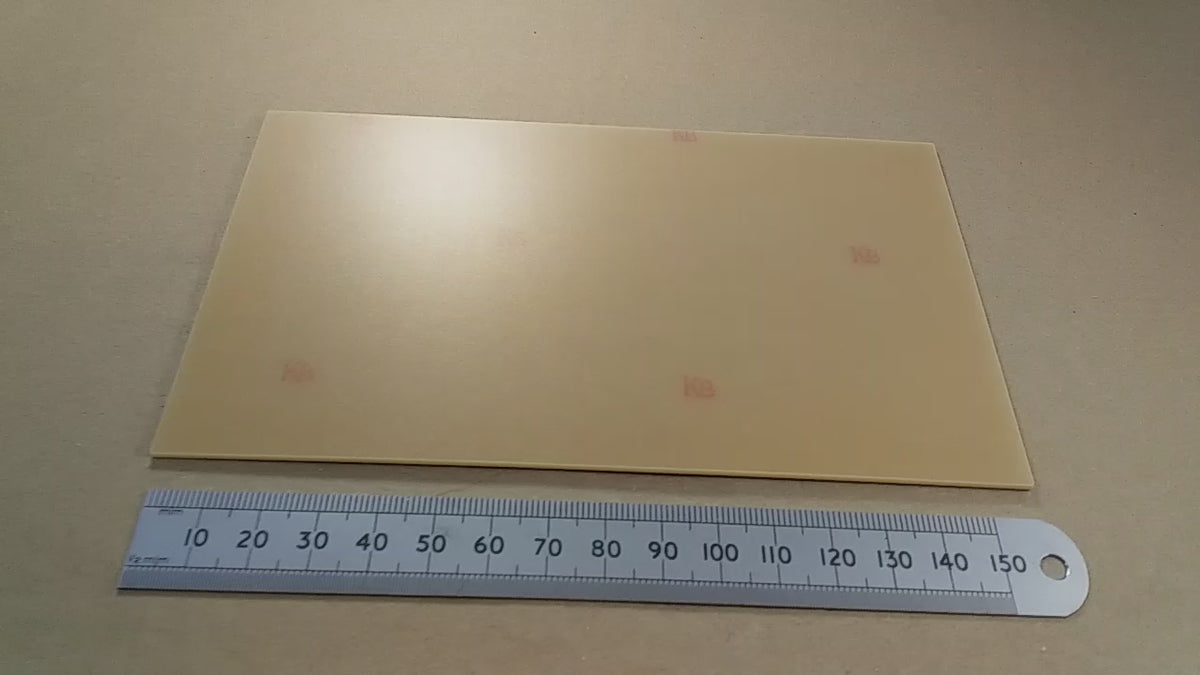 FR2 100 By 160mm Single Sided Copper Clad Circuit Board SRBP PCB Material