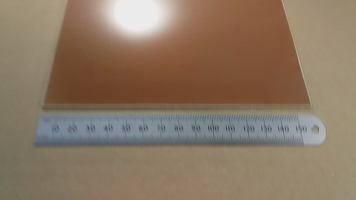 Single Sided Copper Clad FR4 100 By 160 mm Circuit Board Fibre Glass PCB Material