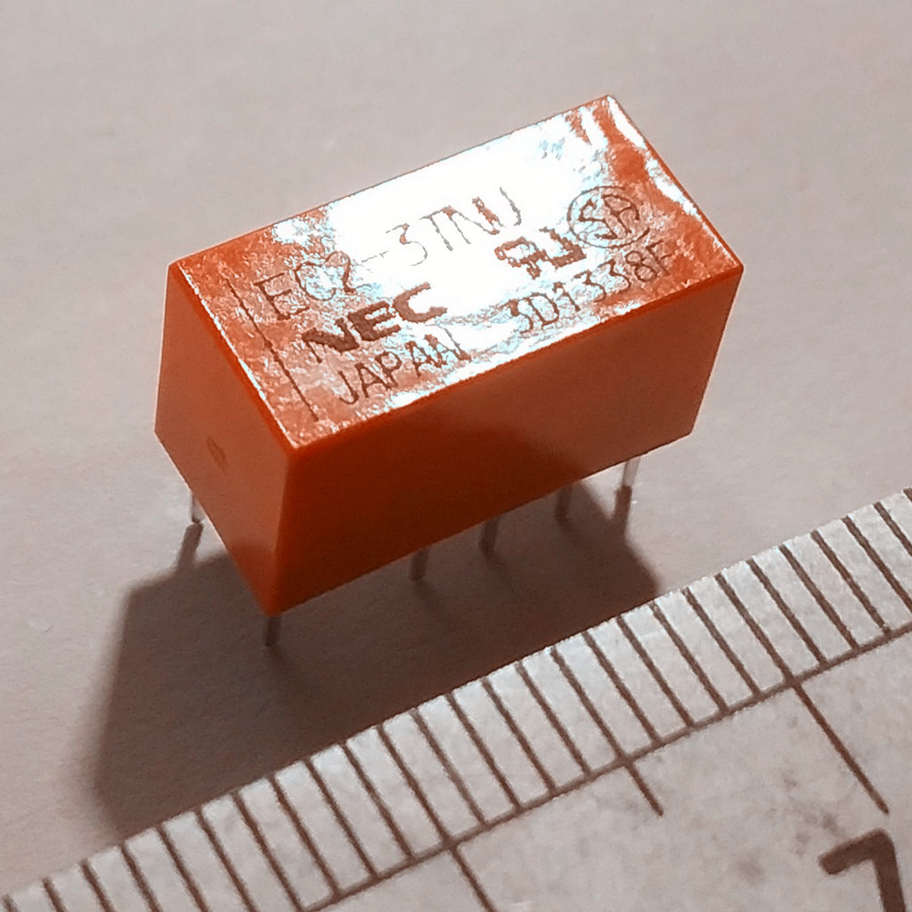 Latching Relay EC2 Low Current Coil Gold Alloy Contact DPDT 250V 2A 3V 5V or 12V Coils