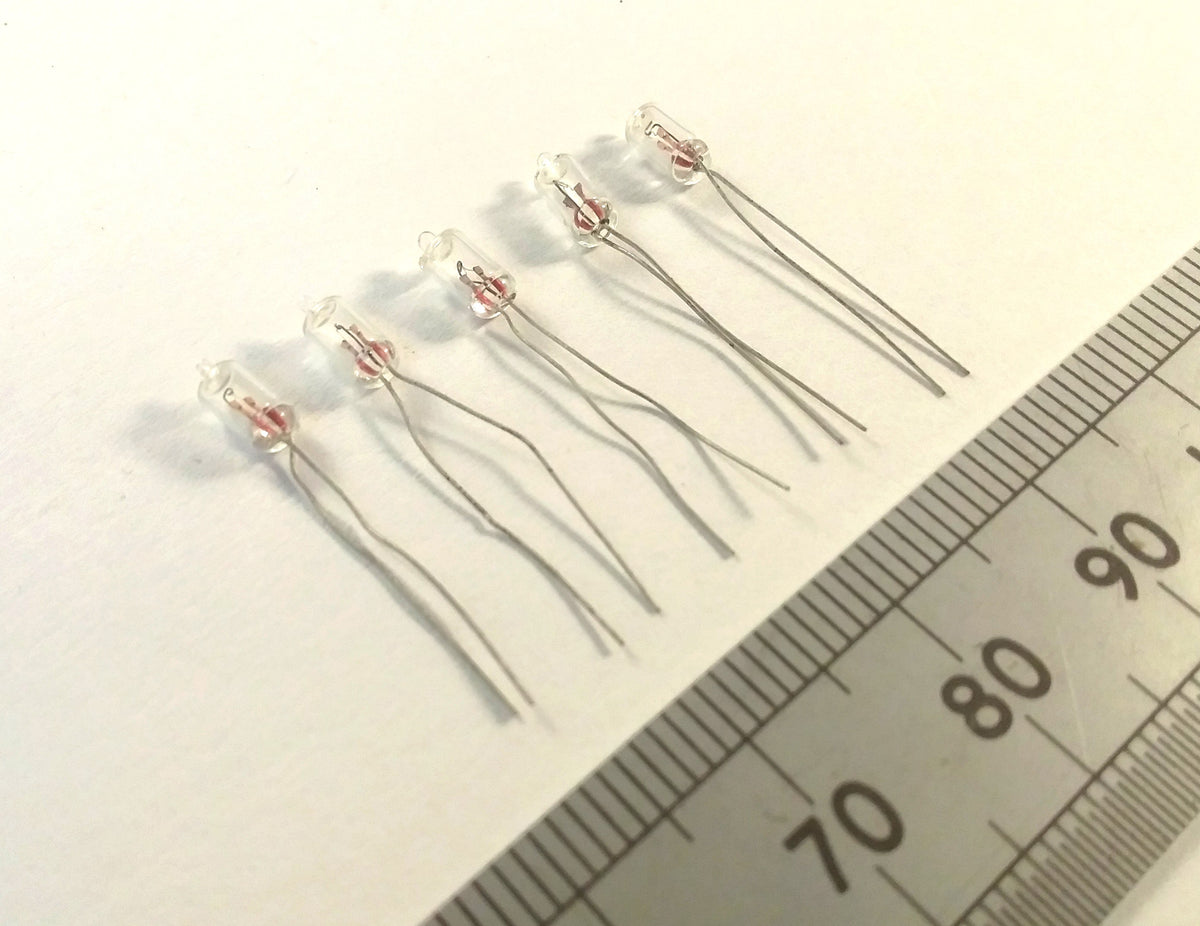 3mm 6V Low Current Grain of Wheat Light Bulb 16mA 0.1 Watt VDR