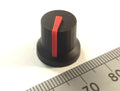 Potentiometer Control Knob For 6mm D Shaft Pots with Colored Line K87MBR D60