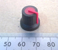 Volume Control Mixer Knobs for 6mm D-Shaft With Colored Pointer And Top