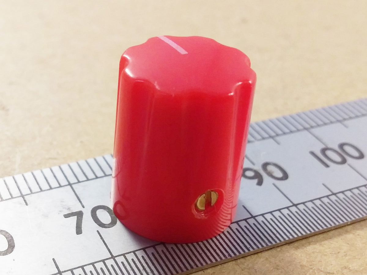 Control Knob For Quarter Inch Round or 6mm Splined Shafts 13mm 1900h