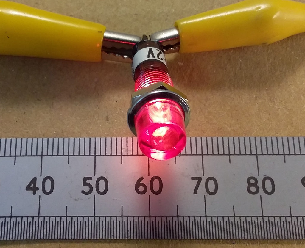 Dashboard Indicator Light 12 Volt AC DC 0.05A
