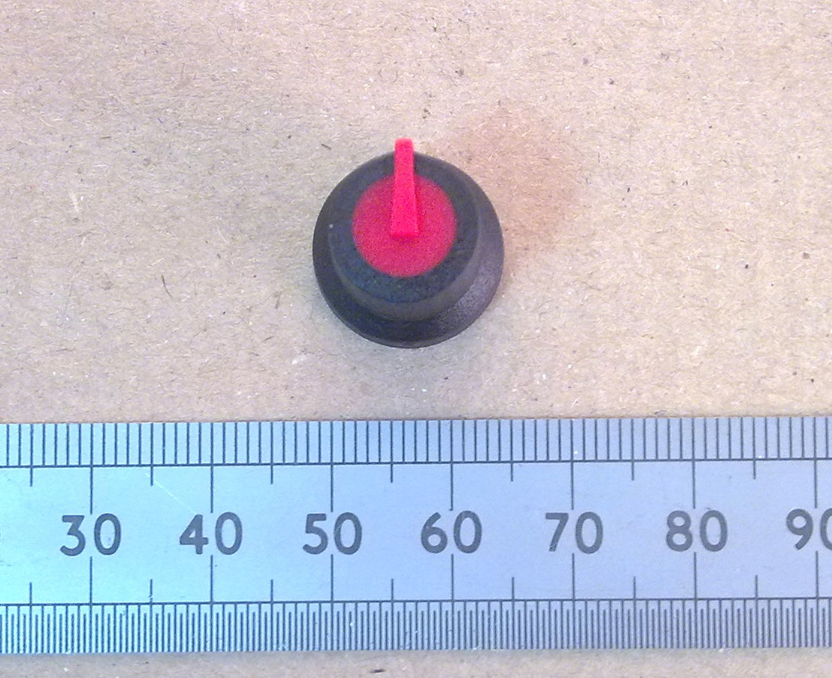 Volume Control Mixer Knobs for 6mm D-Shaft With Colored Pointer And Top