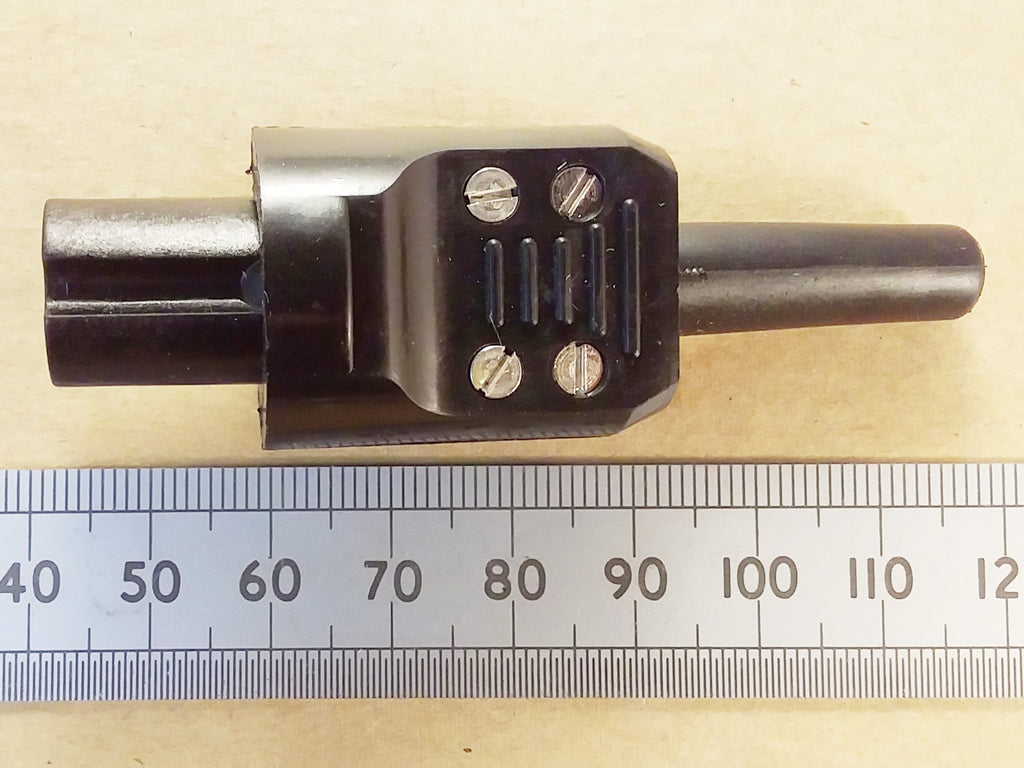 Bulgin Plug 3 Pin Line Socket Power Connector Mains Cable Inlet Hard Case