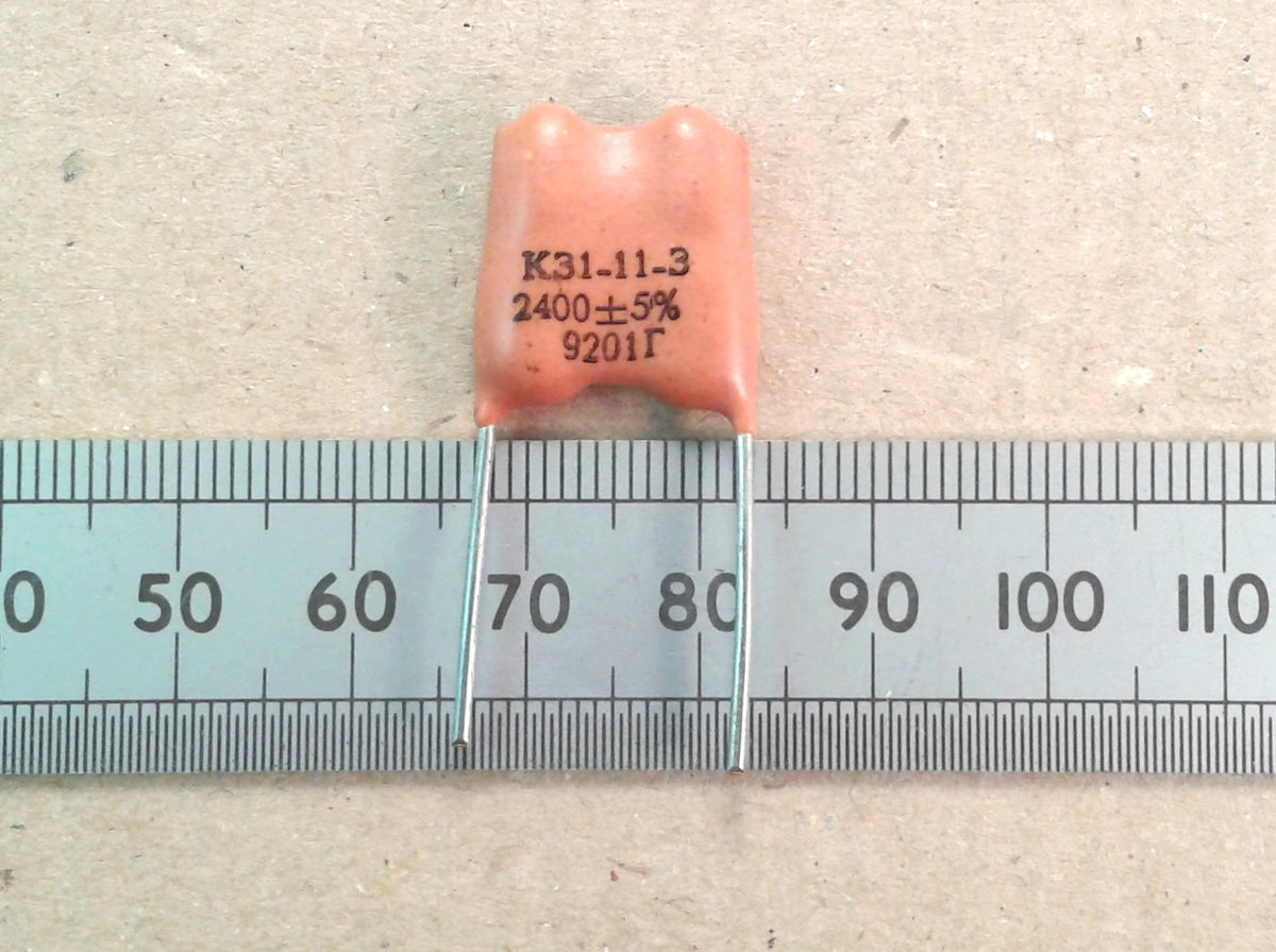 High Grade Silver Mica Soviet Military Radio Capacitors for Transmitter Filters and Audio