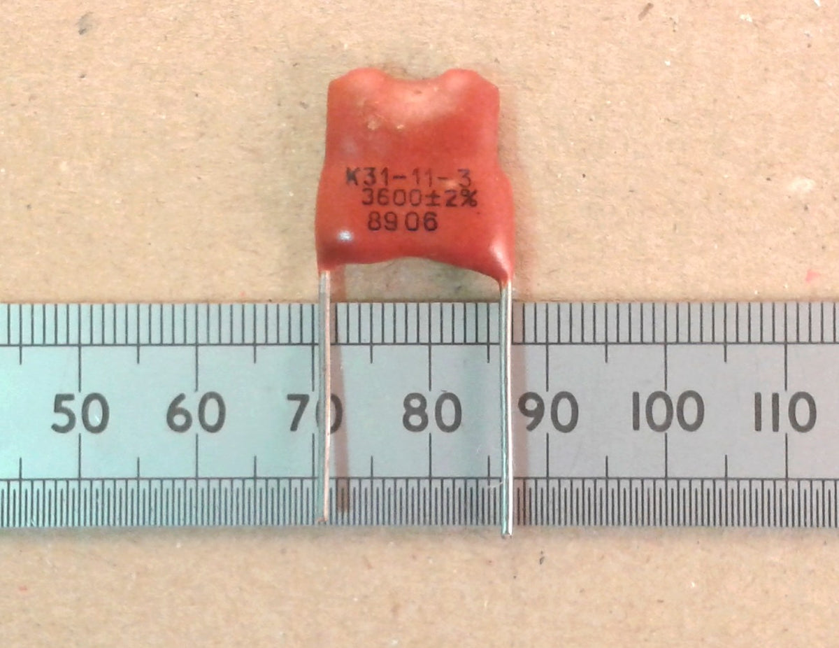 High Grade Silver Mica Soviet Military Radio Capacitors for Transmitter Filters and Audio