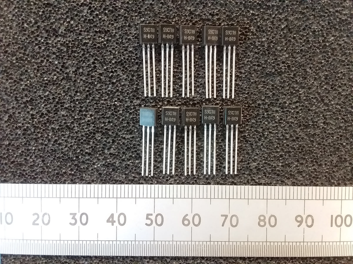 SS9018 Transistor VHF RF NPN Bipolar Mixer Oscillator Amplifier Fairchild SS9018HBU