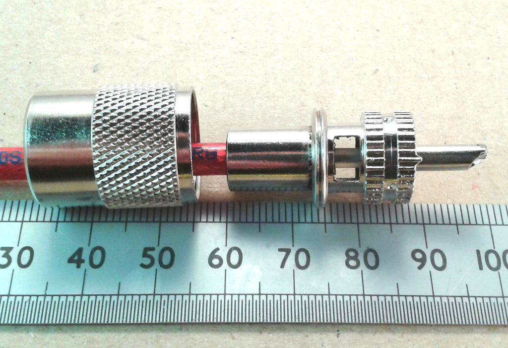 PL259 CB Radio Standard Coaxial Connector Plug For 5mm RG58 Co-ax Cable
