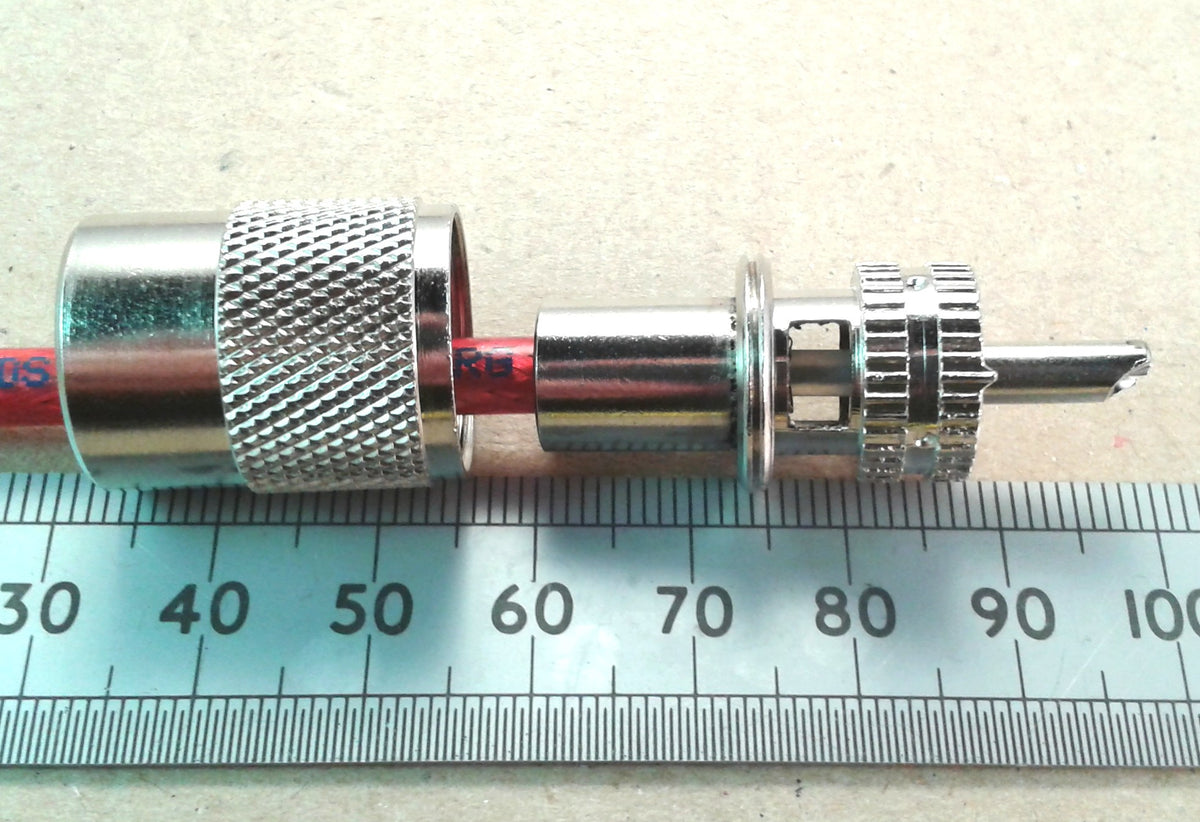 PL259 CB Radio Standard Coaxial Connector Plug For 5mm RG58 Co-ax Cable