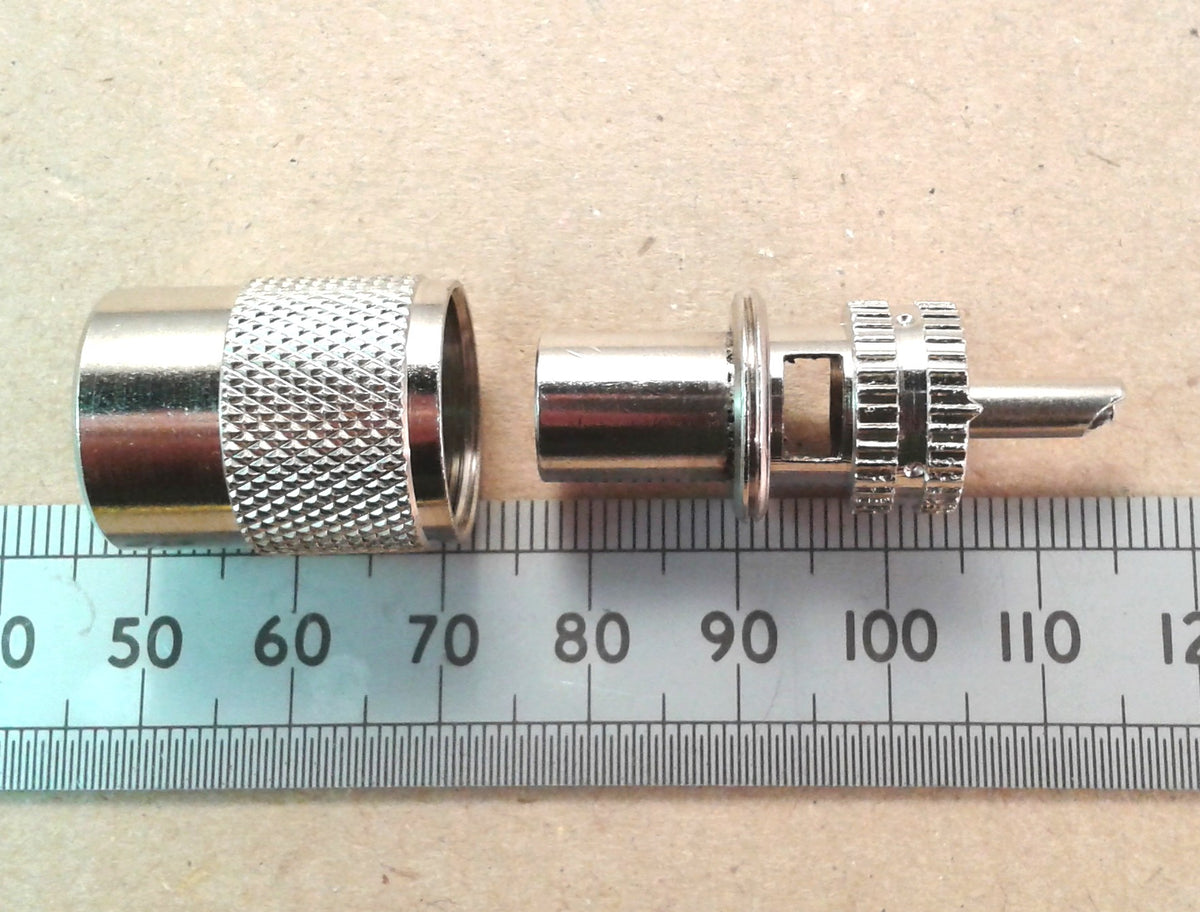 PL259 CB Radio Standard Coaxial Connector Plug For 5mm RG58 Co-ax Cable