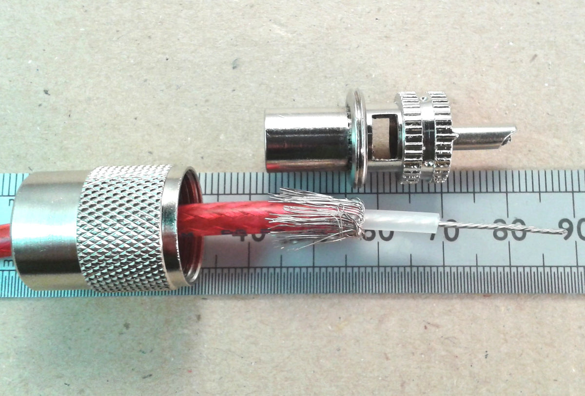 PL259 CB Radio Standard Coaxial Connector Plug For 5mm RG58 Co-ax Cable