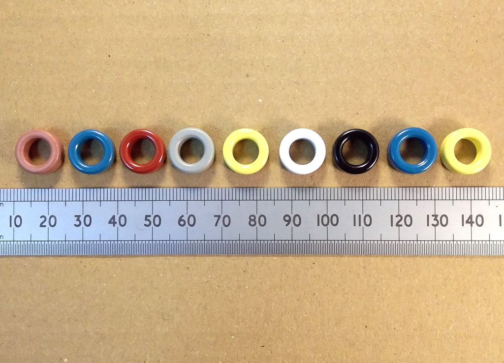 T50 Iron Powder Toroid Radio Inductor Core Amidon Micrometals Toroidal Coil Form T-50