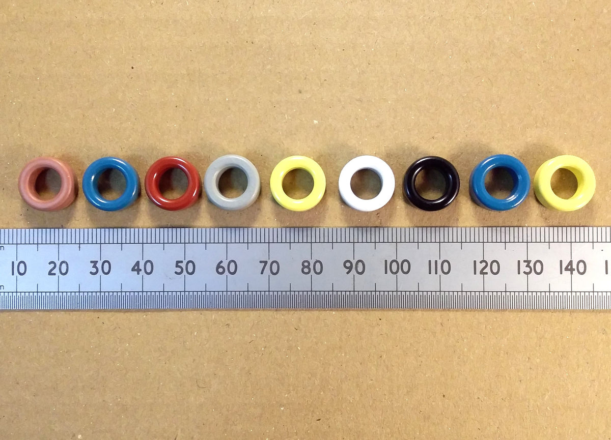 T50 Iron Powder Toroid Radio Inductor Core Amidon Micrometals Toroidal Coil Form T-50