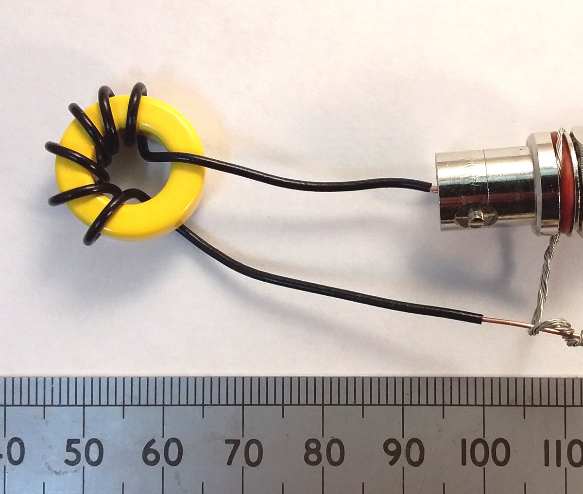 T68 Iron Powder Toroid Radio Inductor Core Micrometals Toroidal Coil Form T-68