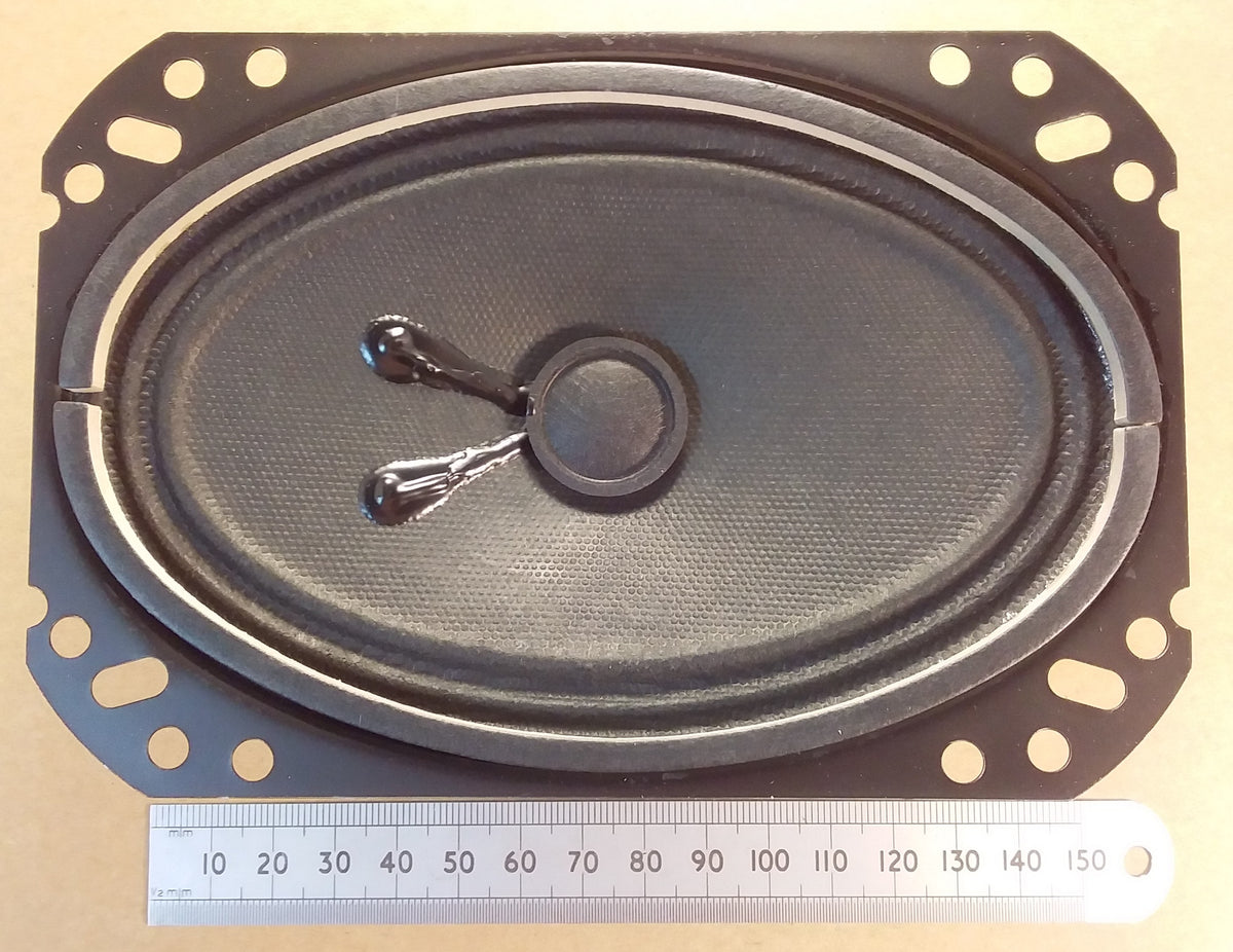 4 Watt 8 Ohm Elliptical Loudspeaker, 6 X 4 155mm x 105mm Replacement Oval Radio Speaker 8R 4W