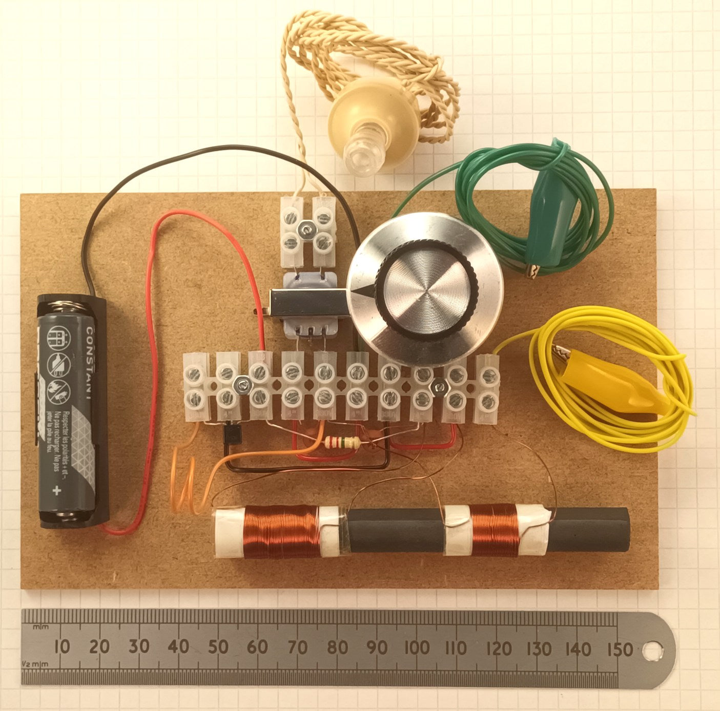 Crystal Set Radio Kit With Full Online Instructions And Transistor Option CBCSRK-1