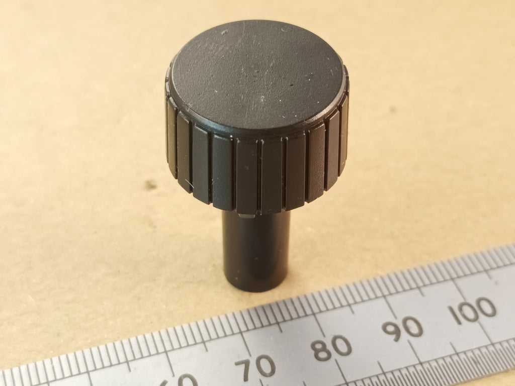 Through Panel Extension Knob for 6mm Splined Shaft T18 Pots 30mm Long 22mm Diameter