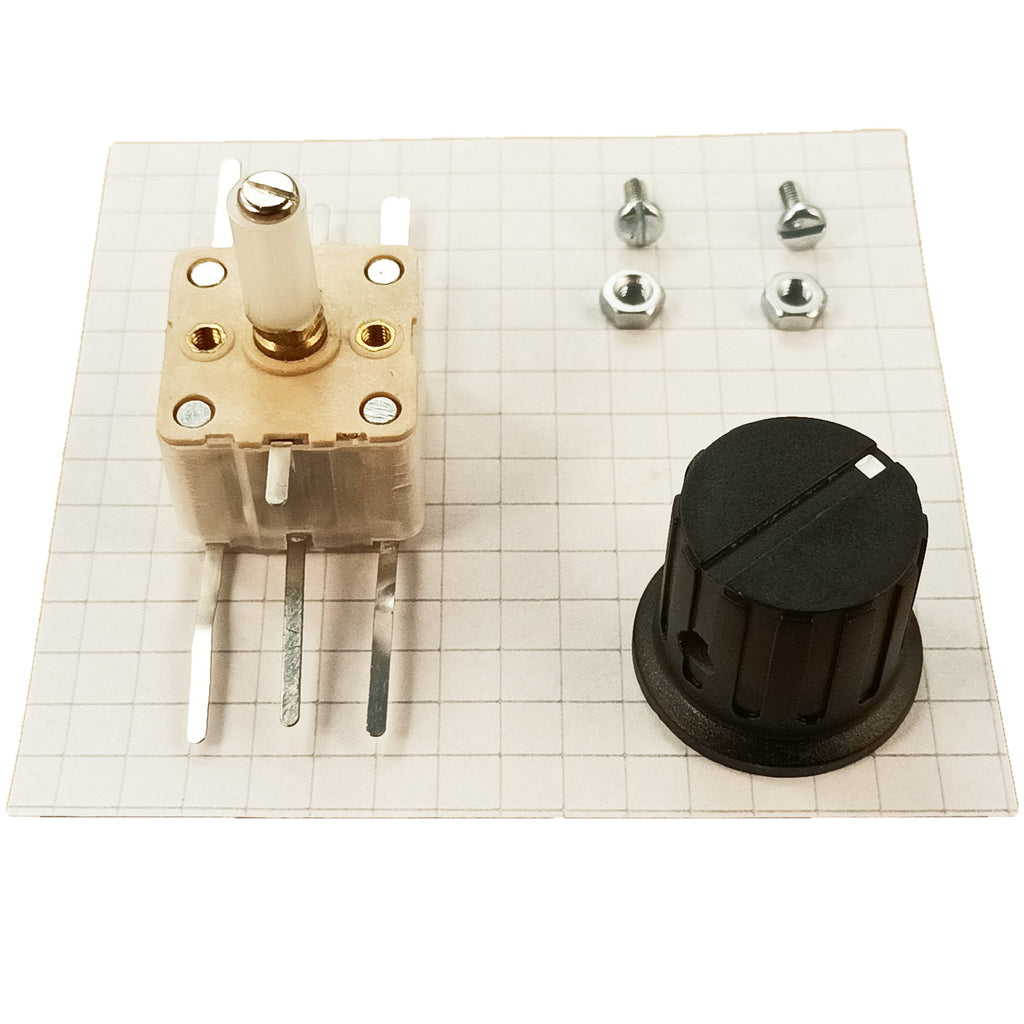 Variable Capacitor 4 Gang AM FM 266pF 20pF X2 Knob Screws 500pF Total
