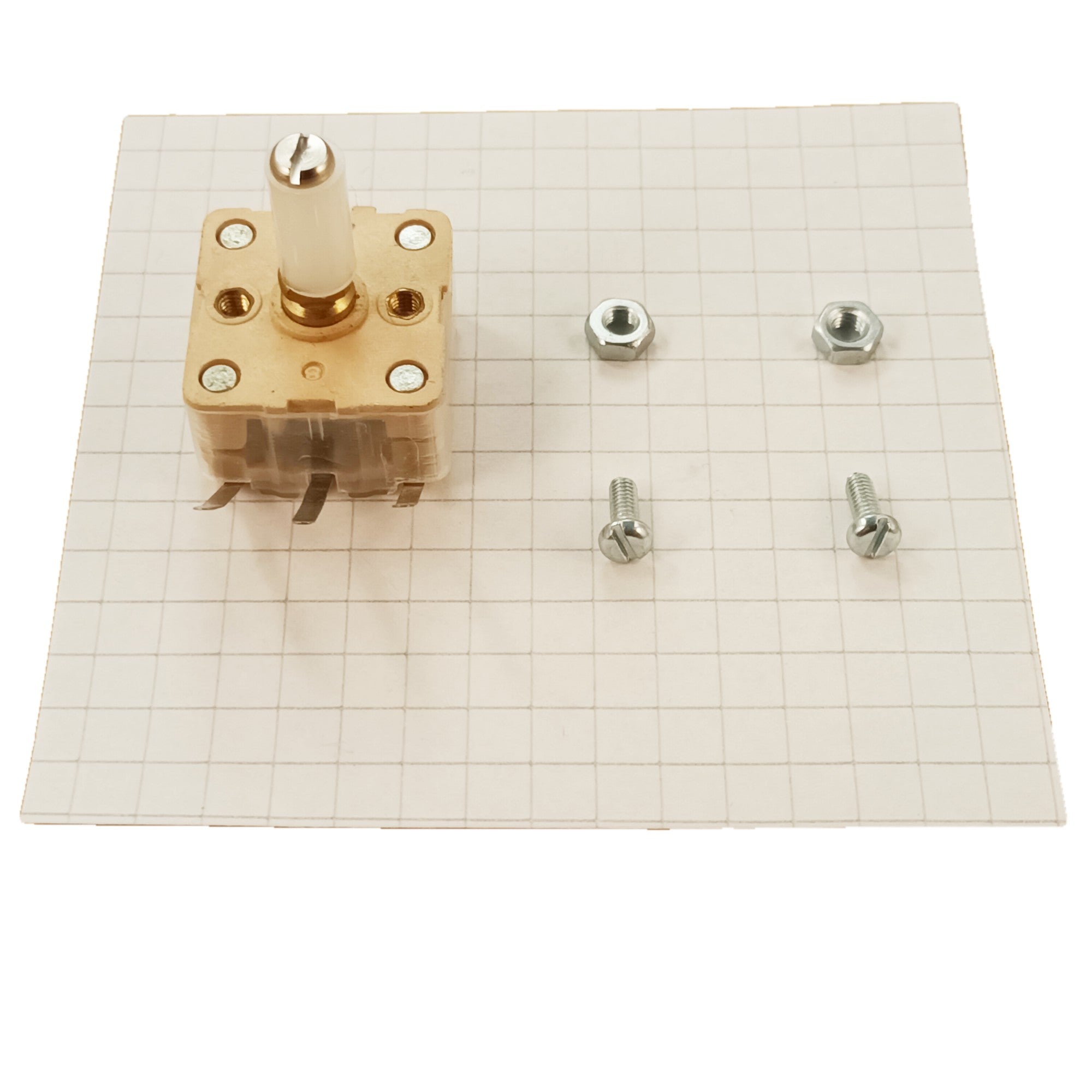 Variable Capacitor Long Shaft 65 145pF With Mounting Screws AM VC SS