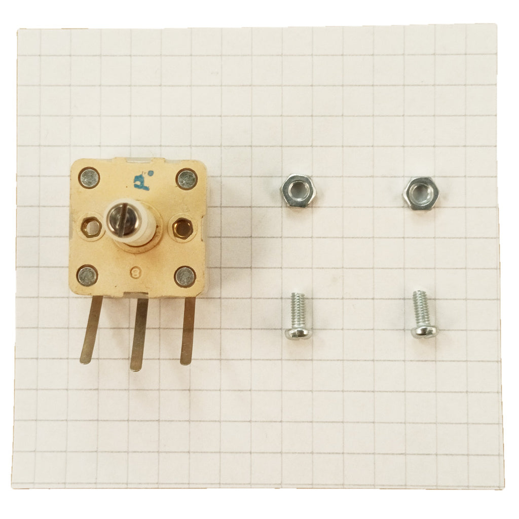 Variable Capacitor Long Shaft 65 145pF With Mounting Screws AM VC SS