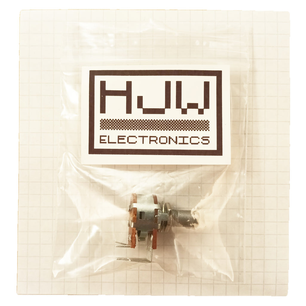 Stereo Logarithmic Potentiometer Vertical 6.3mm 0.25 Inch Round Shaft A VR63ST