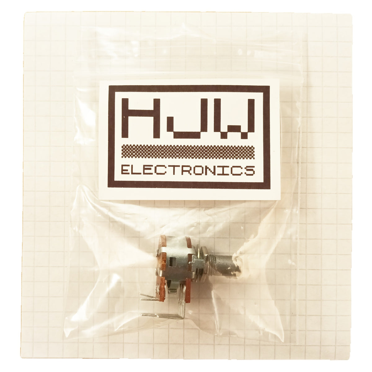 Stereo Logarithmic Potentiometer Vertical 6.3mm 0.25 Inch Round Shaft A VR63ST