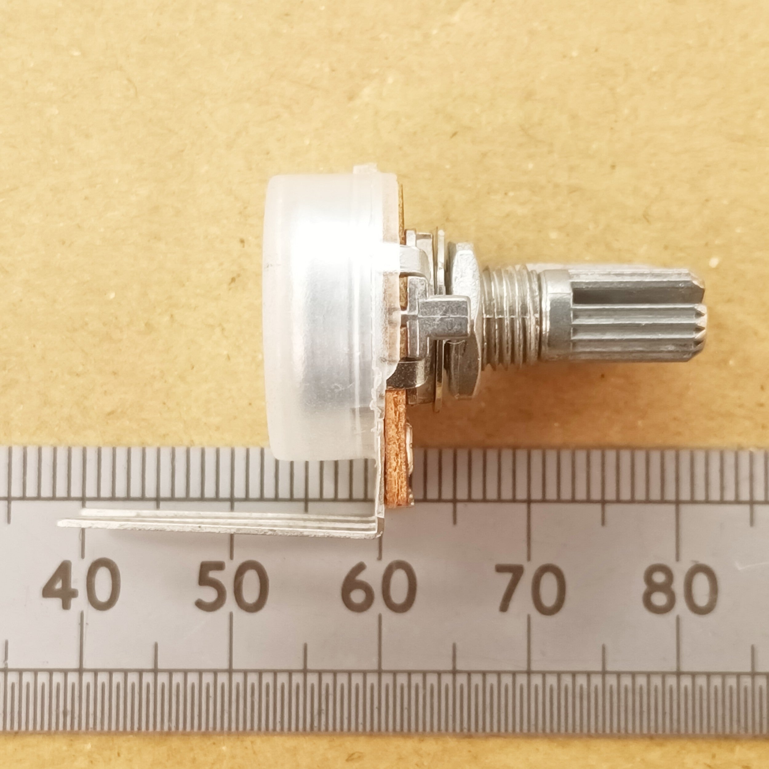 Vertical Mount Equalizer Tone Control Potentiometer Splined Shaft W VT18L