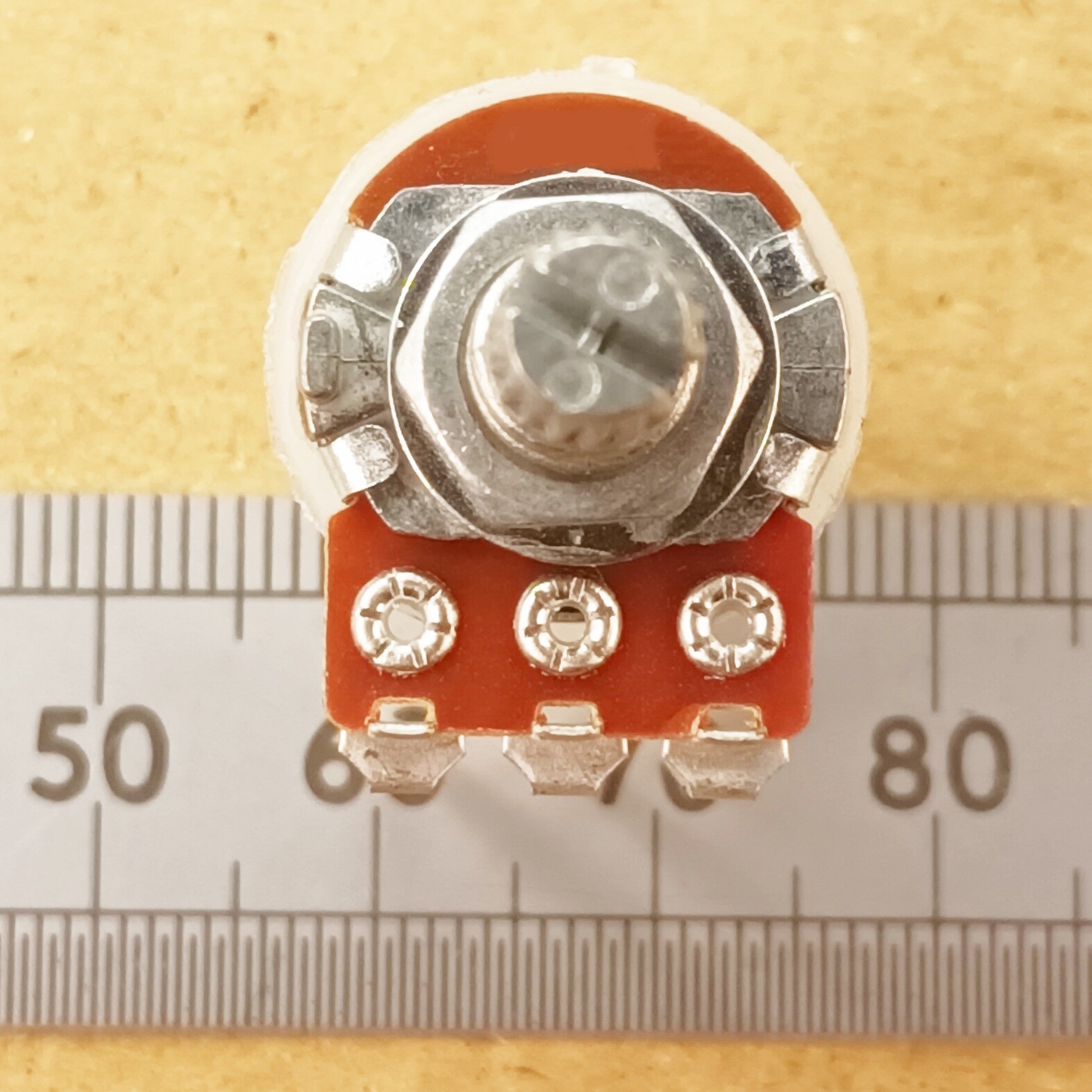 Vertical Mount Equalizer Tone Control Potentiometer Splined Shaft W VT18L
