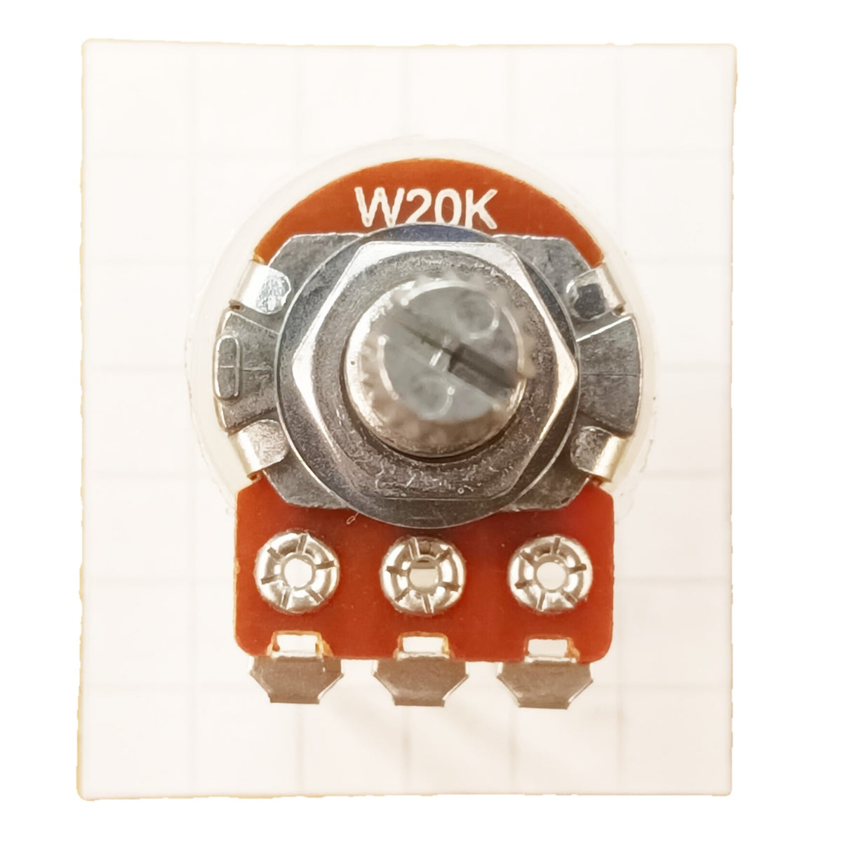 Vertical Mount Equalizer Tone Control Potentiometer Splined Shaft W VT18L