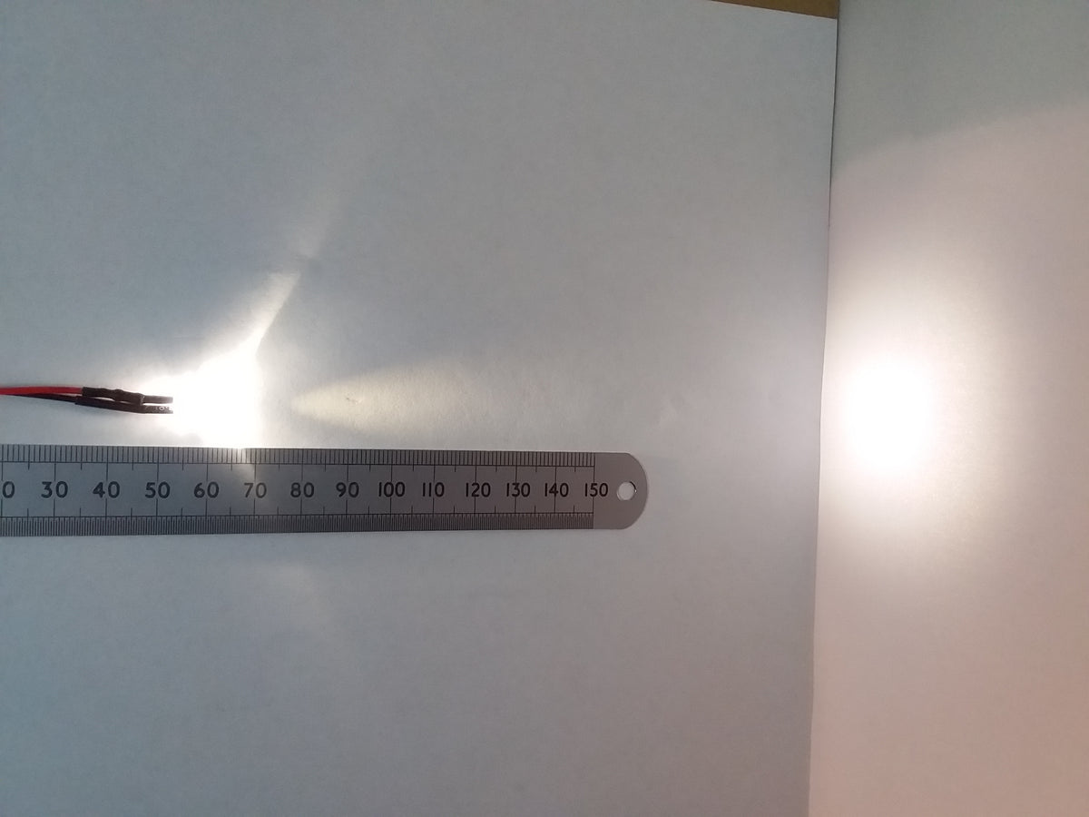 Pre-Wired LED 5V to 6 Volt 5mm Clear High Brightness Constant
