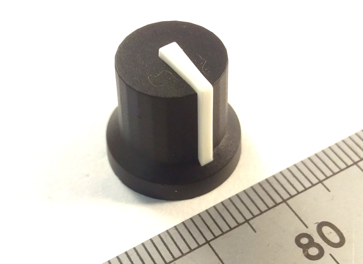 Potentiometer Control Knob For 6mm D Shaft Pots with Colored Line K87MBR D60