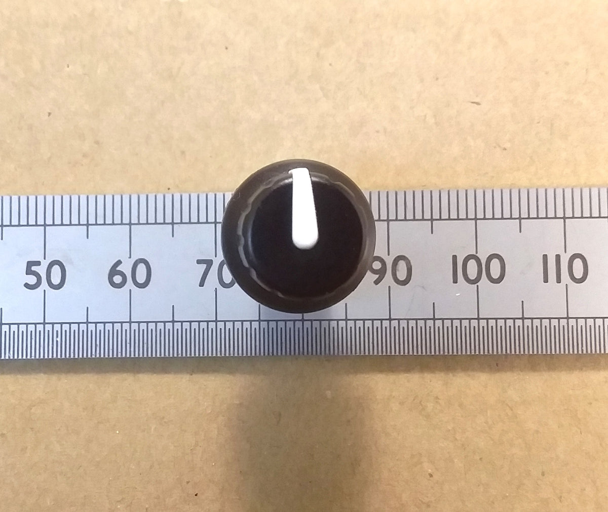 Through Panel Extension Volume Control Knob For Metric 6mm Flatted D Shaft