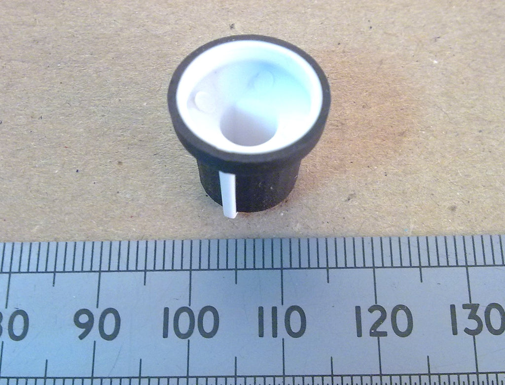 Volume Control Mixer Knobs for 6mm D-Shaft With Colored Pointer And Top