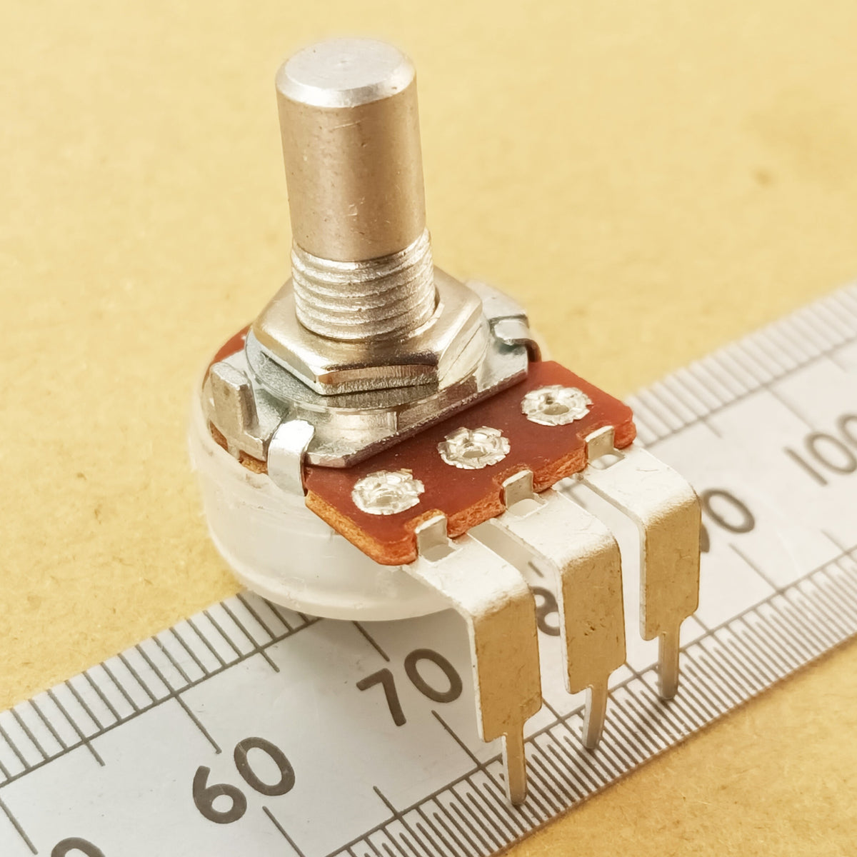 Equalizer Potentiometer Vertical 6.35mm 0.25 Inch Round Shaft W VR63