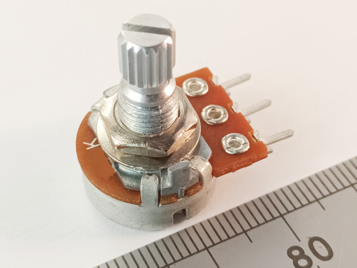 16mm Logarithmic Potentiometer Splined Conductive Plastic A BIS