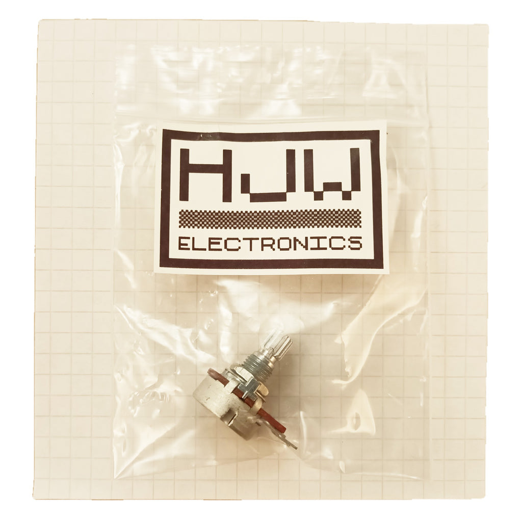 16mm Logarithmic Potentiometer Splined Conductive Plastic A BIS